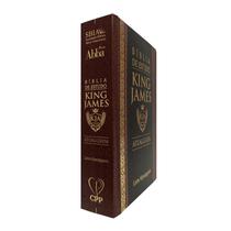 Bíblia de Estudo King James Atualizada Capa Dura Tradicional Cristã Evangélica Gospel Índice Crente Feminina Mulher Home