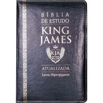 Bíblia de Estudo King James Atualizada - Letra Hipergigante