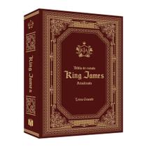 Bíblia de Estudo King James Atualizada LT GD Capa Dura Vinho
