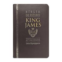 Biblia de Estudo King James Atualizada Ziper marrom - Cpp-Casa Publicadora Paulista