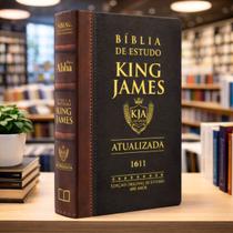 Bíblia de Estudo King James KJA Letra Grande Capa Dura Clássica Bíblia de Estudo King James KJA Letra Grande Capa Dura Clássica