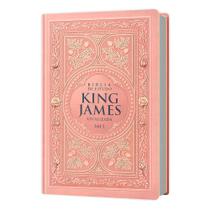 Bíblia De Estudo - King James KJA - PPM Fullcolor - Capa Dura - Vintage Rosê