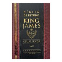 Bíblia de Estudo King James Letra Gigante Atualizada Full Color Capa Dura