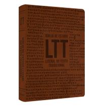 Bíblia De Estudo LTT Capa Marrom Luxo Bíblia De Estudo LTT Capa Marrom Luxo