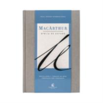 Bíblia de Estudo MacArthur, NVI, Capa Dura, Tecido, Leitura Perfeita - THOMAS NELSON