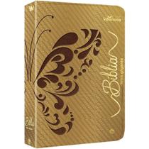 Bíblia de Estudo Mulher Vitoriosa Letra Grande RC Luxo Dourada Bíblia de Estudo Mulher Vitoriosa Letra Grande RC Luxo Dourada