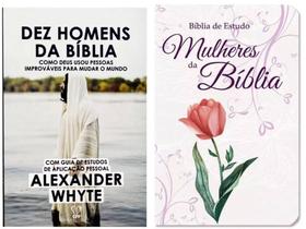 Bíblia de Estudo Mulheres da Bíblia/ Com Harpa/ Capa Luxo/ Livro 10 Homens da Bíblia