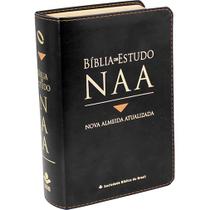 Bíblia de Estudo NAA - Luxo Preta - Médio - SBB Bíblia de Estudo NAA - Luxo Preta - Médio - SBB