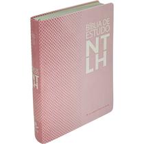 Bíblia de Estudo NTLH - Média - Rosa - SBB