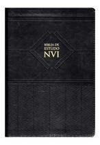 Bíblia De Estudo Nvi - Preta - Capa Luxo Sortido - VIDA EDITORA