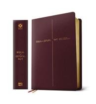 Bíblia de Estudo NVT (Nova Versão Transformadora): Capa Vinho - MUNDO CRISTAO