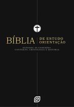 Bíblia de estudo orientação - capa black - versão nvi 2001 (nova versão internacional 2001) - EDITORA ESPERANÇA