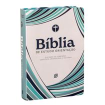 Bíblia de Estudo Orientação Capa Blue Waves Bíblia de Estudo Orientação Capa Blue Waves