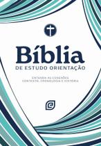 Bíblia De Estudo Orientação - Capa Blue Waves - Versão Nvi 2001 (Nova Versão Internacional 2001) Sortido