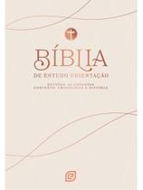 Bíblia de estudo orientação - capa rose gold - versão nvi 2001 (nova versão internacional 2001) Bíblia de estudo orientação - capa rose gold - versão nvi 2001 (nova versão internacional 2001)