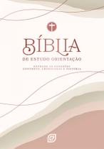 Bíblia de estudo orientação - capa rose olive - versão nvi 2001 (nova versão internacional 2001)