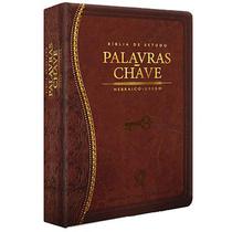 Bíblia de Estudo Palavras-Chave Luxo Marrom (Clássica) - cpad