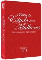 BIBLIA DE ESTUDO PARA MULHERES - CAPA VERMELHA - BKJ1611 - 2ª ED - - BV FILMS BIBLIA