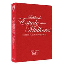 Bíblia de Estudo para Mulheres Vermelho - BVBOOKS