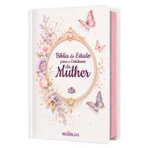 Bíblia de Estudo para o Cotidiano da Mulher - Borboleta NVAA - João Ferreira de Almeida - Capa Dura Bíblia de Estudo para o Cotidiano da Mulher - Borboleta NVAA - João Ferreira de Almeida - Capa Dura