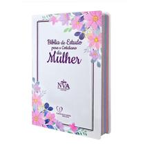 Biblia de estudo para o cotidiano da mulher nva capa dura - branca Biblia de estudo para o cotidiano da mulher nva capa dura - branca
