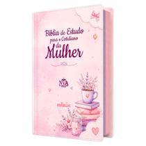 Bíblia de Estudo para o Cotidiano da Mulher - Virtuosa NVAA - João Ferreira de Almeida - Capa Dura