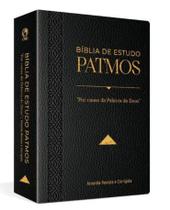 Bíblia de Estudo Patmos ARC Luxo Preta - Editora CPAD