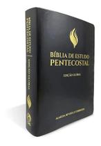 Bíblia De Estudo Pentecostal Edição Global Com Estojo Preta - Cpad