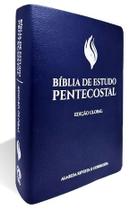 Bíblia de Estudo Pentecostal Grande Cor Luxo Azul (Edição Global) ARC CPAD Bíblia de Estudo Pentecostal Grande Cor Luxo Azul (Edição Global) ARC CPAD