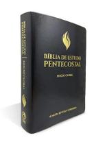 Bíblia de Estudo Pentecostal Grande Luxo Preta - Edição Global Bíblia de Estudo Pentecostal Grande Luxo Preta - Edição Global