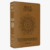 Biblia de estudo reformadores - bkj luxo caramelo - BV