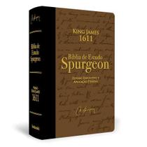 Bíblia De Estudo Spurgeon Capa Luxo - BV BOOKS