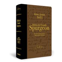 Biblia de Estudo Spurgeon King James 1611 Aplicação Pessoal - BV Books