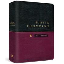 Bíblia de Estudo Thompson AEC Verde e Vinho