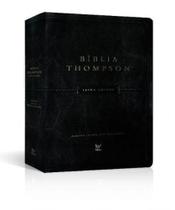 Bíblia De Estudo Thompson - Grande - Luxo - Letras Vermelhas - Editora vida -