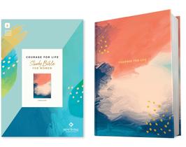 Bíblia de estudo Tyndale NLT Courage For Life for Women, capa dura