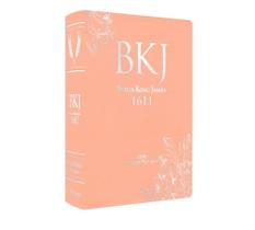 Biblia de Estudos King James BKJ Holman Rosa Rose Atualizada Grande - CPP