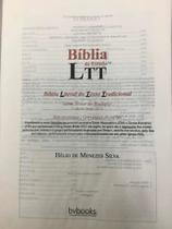 Bíblia de Estudos LTT Literal do Texto Tradicional Masculino Feminino Preto - BV BOOKS