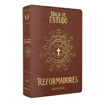 Bíblia De Estudos Reformadores - Luxo Marrom - BVBOOKS