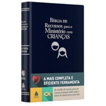 Bíblia De Recursos Para O Ministério Com Crianças - Luxo PU - Azul - Editora Hagnos