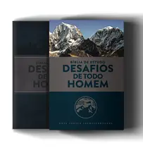 Biblia Desafios De Todo Homem Azul Cinza Nvt
