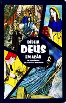 Bíblia Deus em Ação em Quadrinhos - Capa Brochura Jesus Acalma a Tempestade - CPP