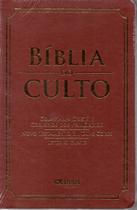 Biblia Do Culto Letra Gigante Marrom com Harpa - BETEL