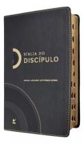 Bíblia do discípulo nvi capa de luxo preta