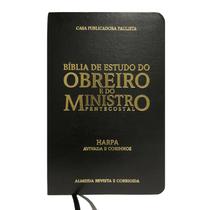 Bíblia do Obreiro e do Ministro Pentecostal ARC Harpa Preta