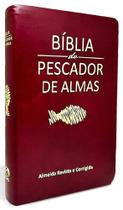 Bíblia Do Pescador De Almas Média Luxo Vinho Bíblia Do Pescador De Almas Média Luxo Vinho