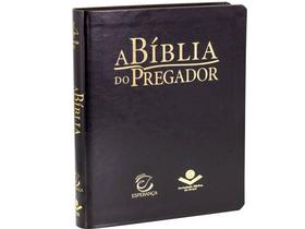 Bíblia do Pregador- Com Estudo e Esboços- Grande- Capa Luxo Preta RC