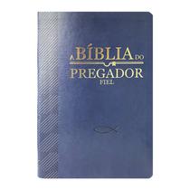 Bíblia do Pregador Fiel Full Color ARC Capa Luxo Azul