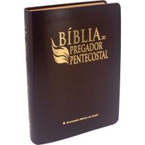 Bíblia do Pregador Pentecostal Vinho - Média com índice