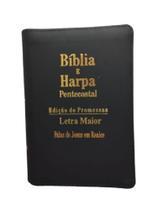Bíblia e Harpa Pent. Ed. promessas- Letra Maior
